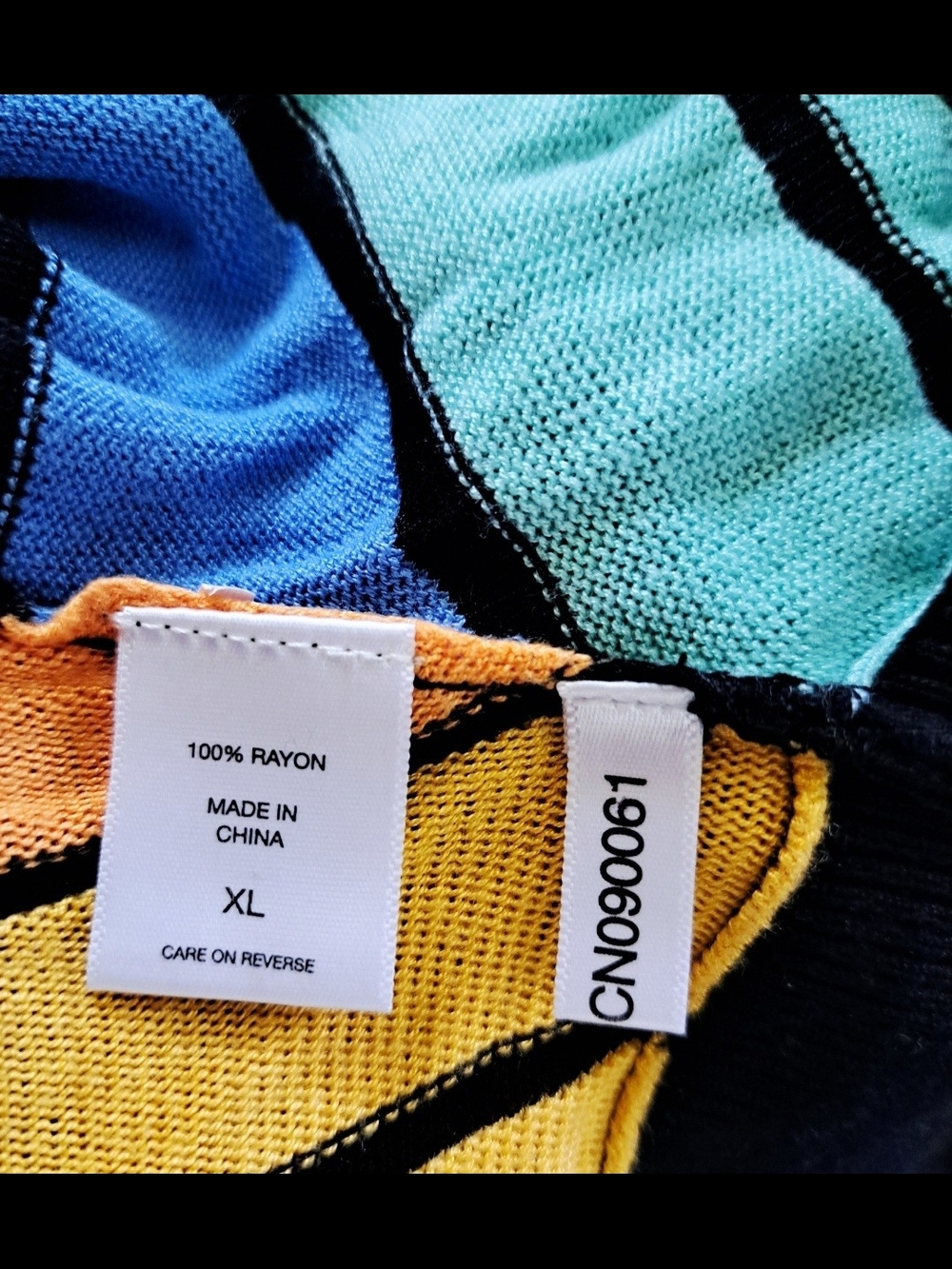 NEW YORK & COMPANY RAINBOW SWEATER & SKIRT SET SZ XL - Picture 11 of 11